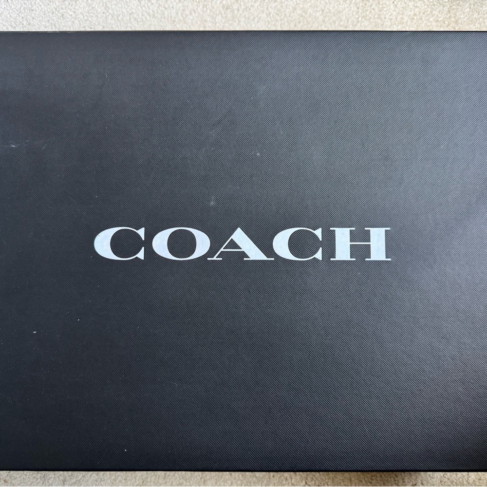 Coach Black Heeled Boots with Silver Buckle - Picture 5 of 8